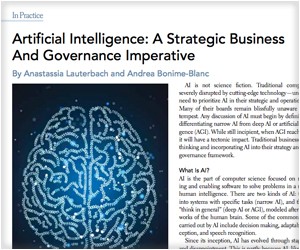 Artificial Intelligence: A Strategic Business & Governance Imperative - NACD
